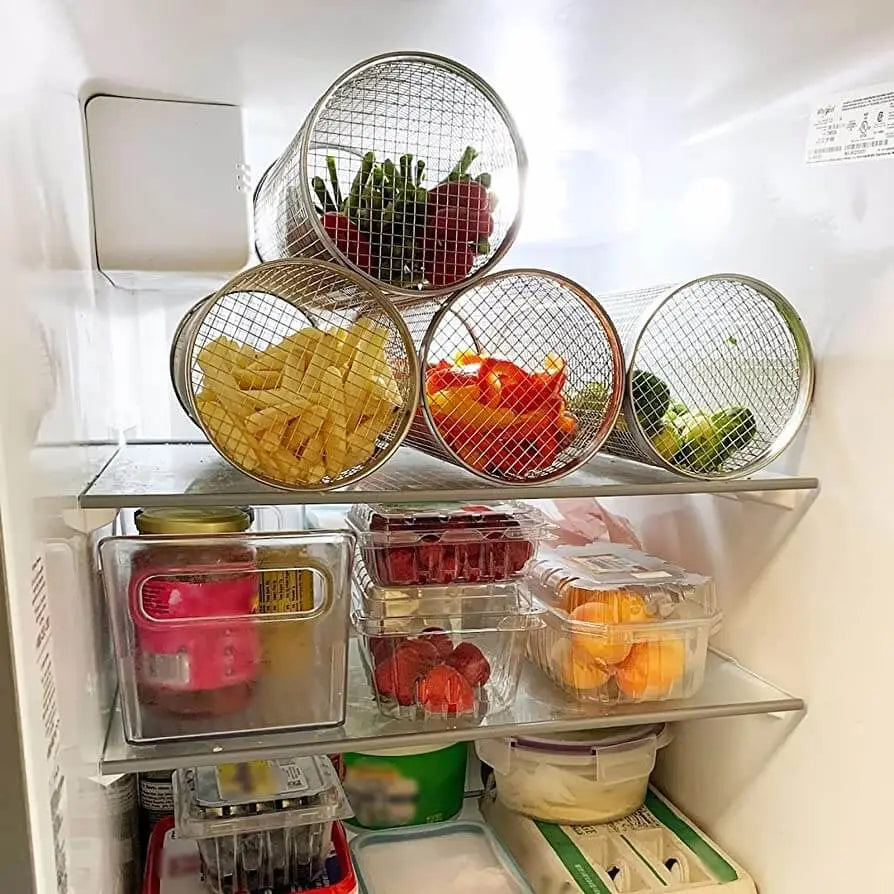 Forgó grillező kosár a könnyed és egyenletes sütéshez