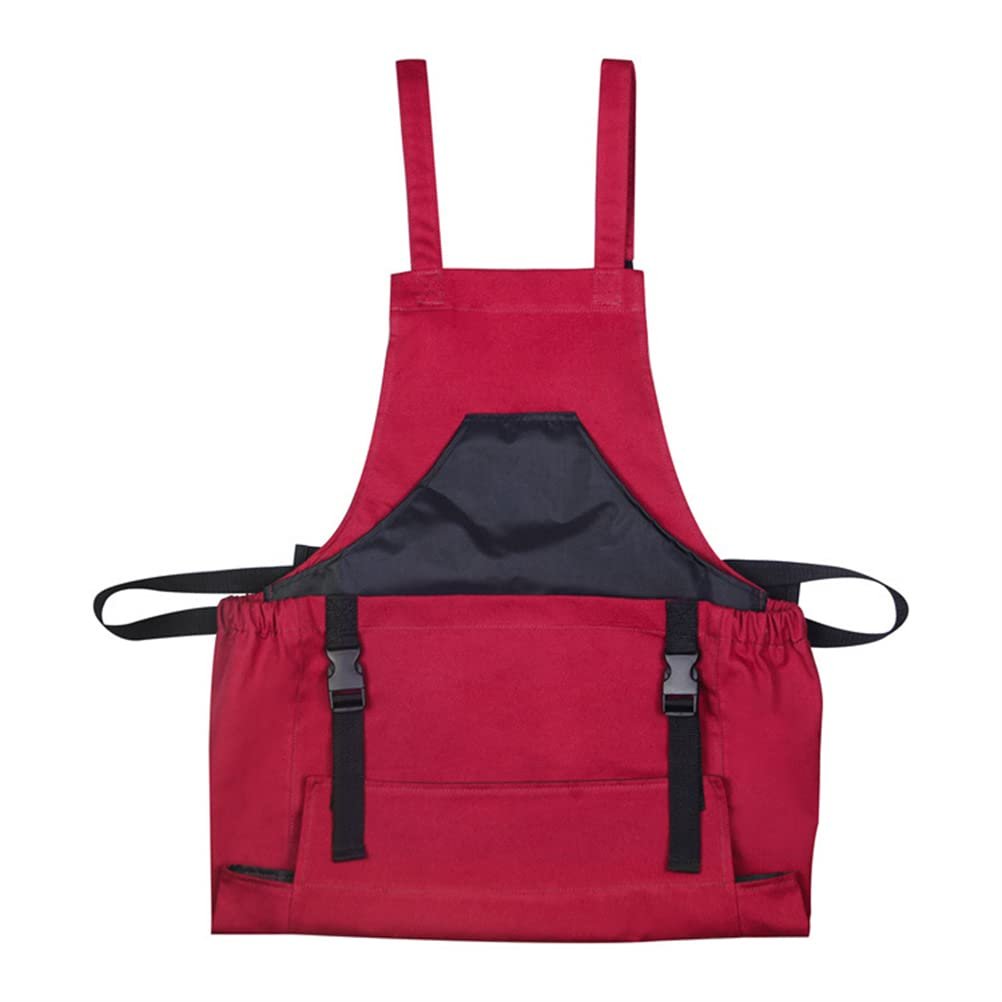 Praktyczny fartuch ogrodniczy z dużą kieszenią na zbiory