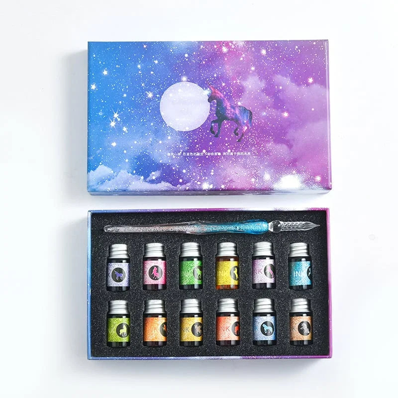 Schreiben Sie mit Eleganz dank des in Glas getauchten Stifts