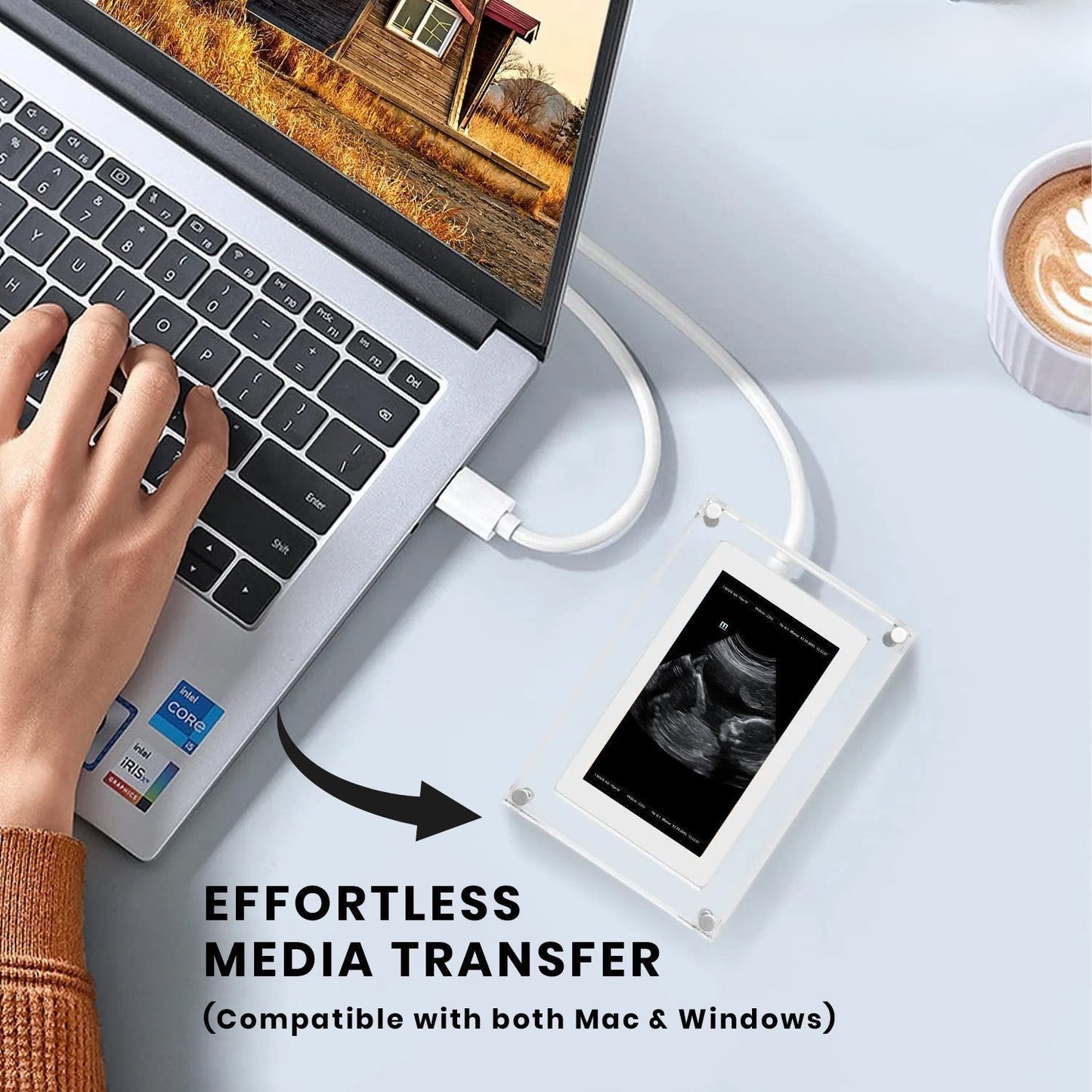 Cyfrowa ramka świetlna na niezapomniane wspomnienia