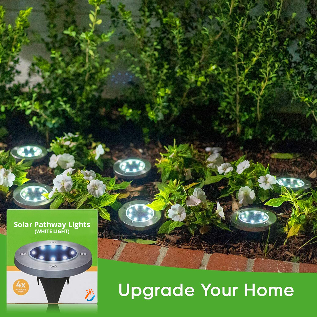 Dekorative Solarlampe für Außenwege (x4) 