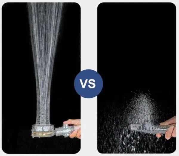 Avslappende dusj 360° – Høyt trykk & vannbesparelse 