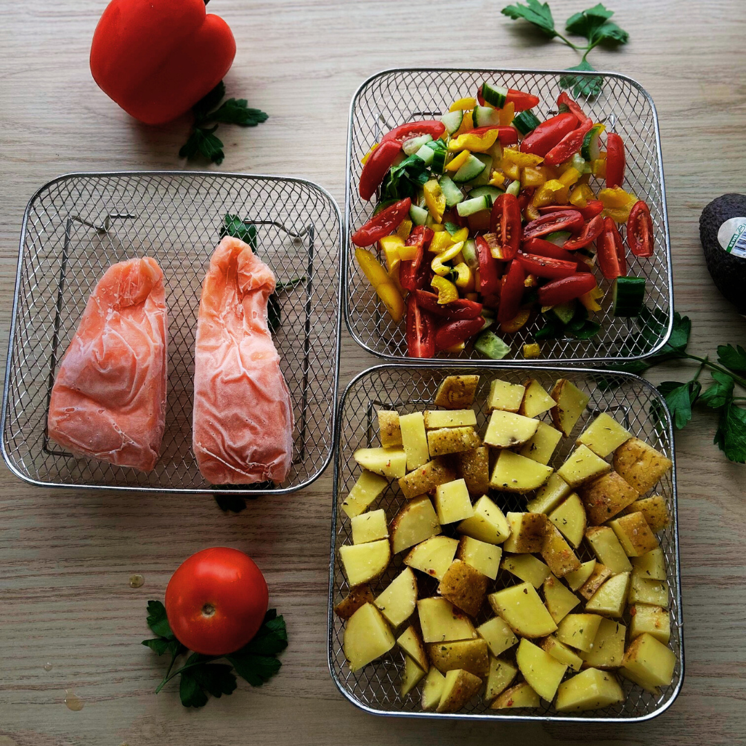 Συσκευές για ομοιόμορφο μαγείρεμα στον αέρα (x3) 