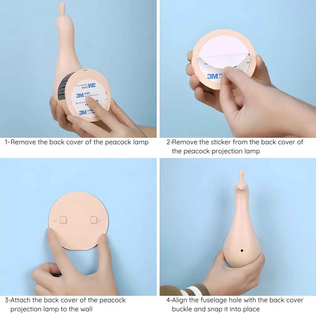 Lumină de perete feerică pentru nopți liniștite 