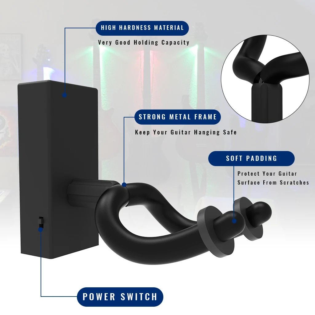 Το LED τοίχου για κιθάρα – Φωτίστε το όργανο σας 