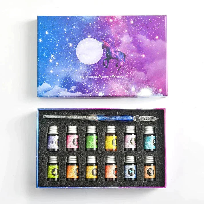 Schreiben Sie mit Eleganz dank des in Glas getauchten Stifts 