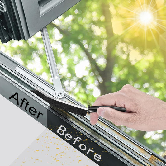 Böjd rengöringsborste med ultrafina borst 