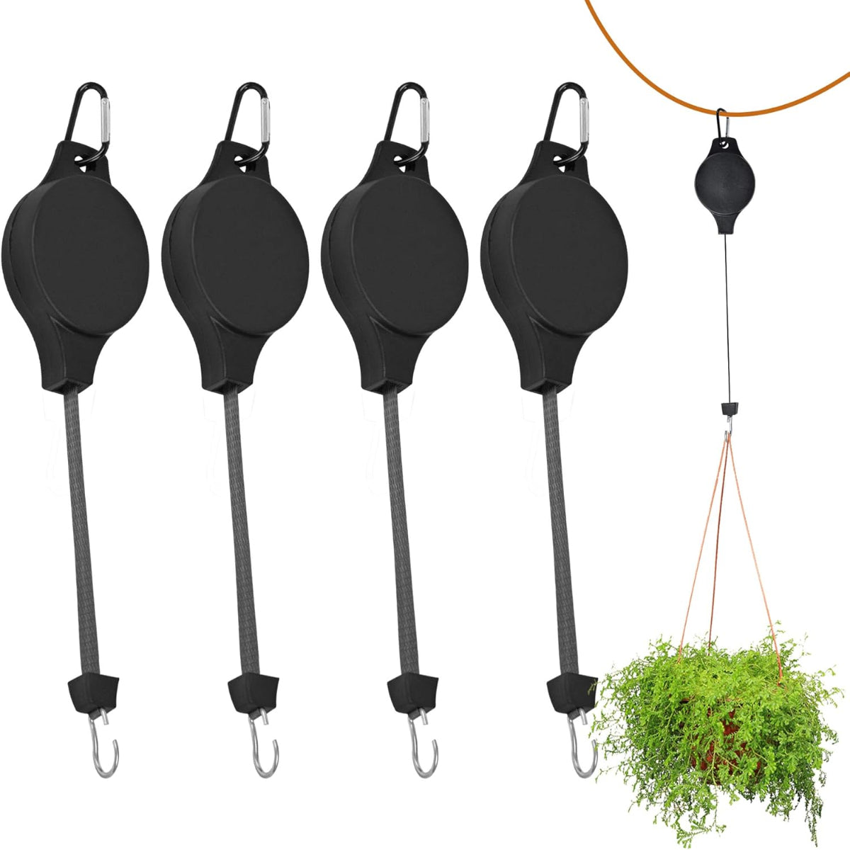 Toegang tot uw hangplanten (x4) 