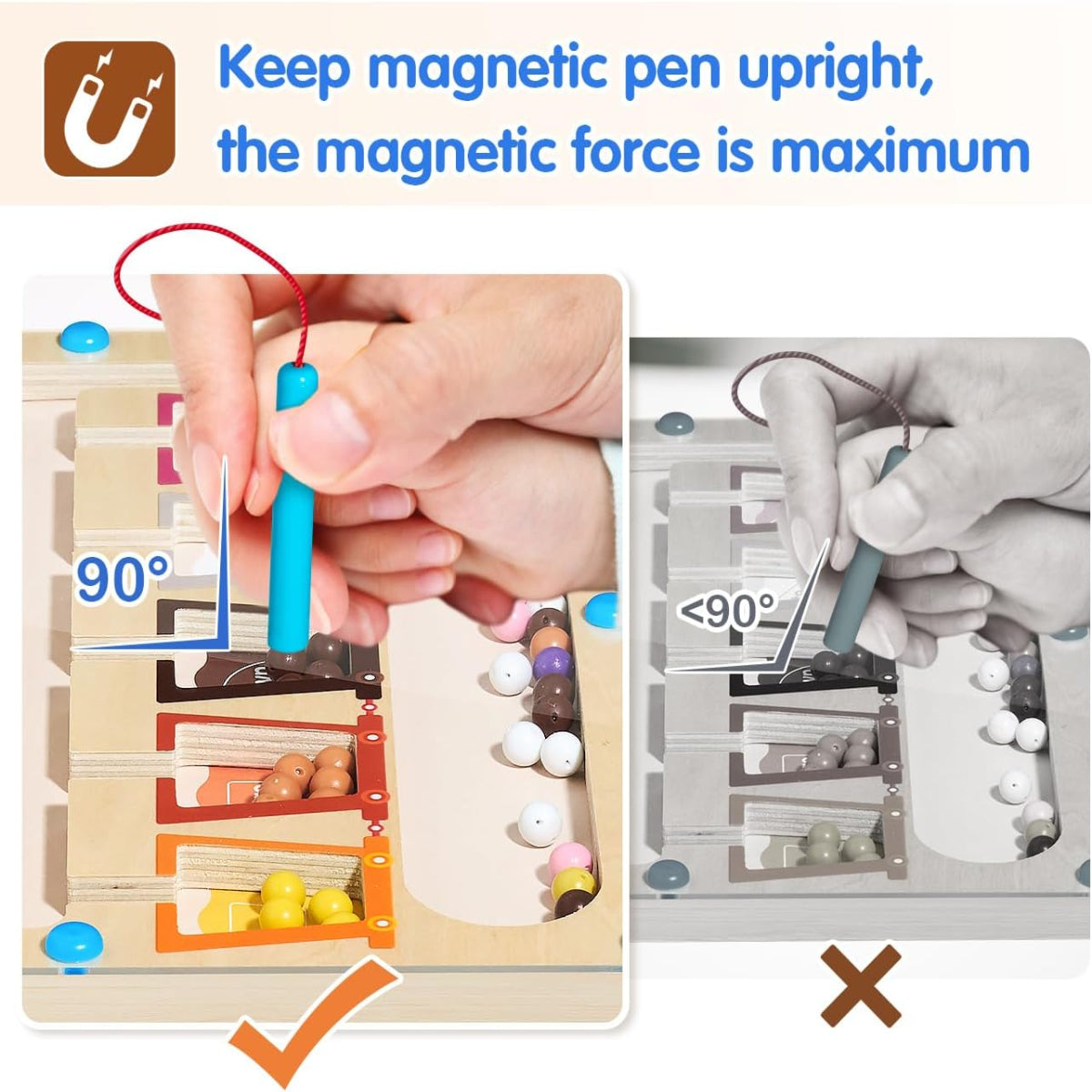 Učiť sa farby zábavne s magnetmi 