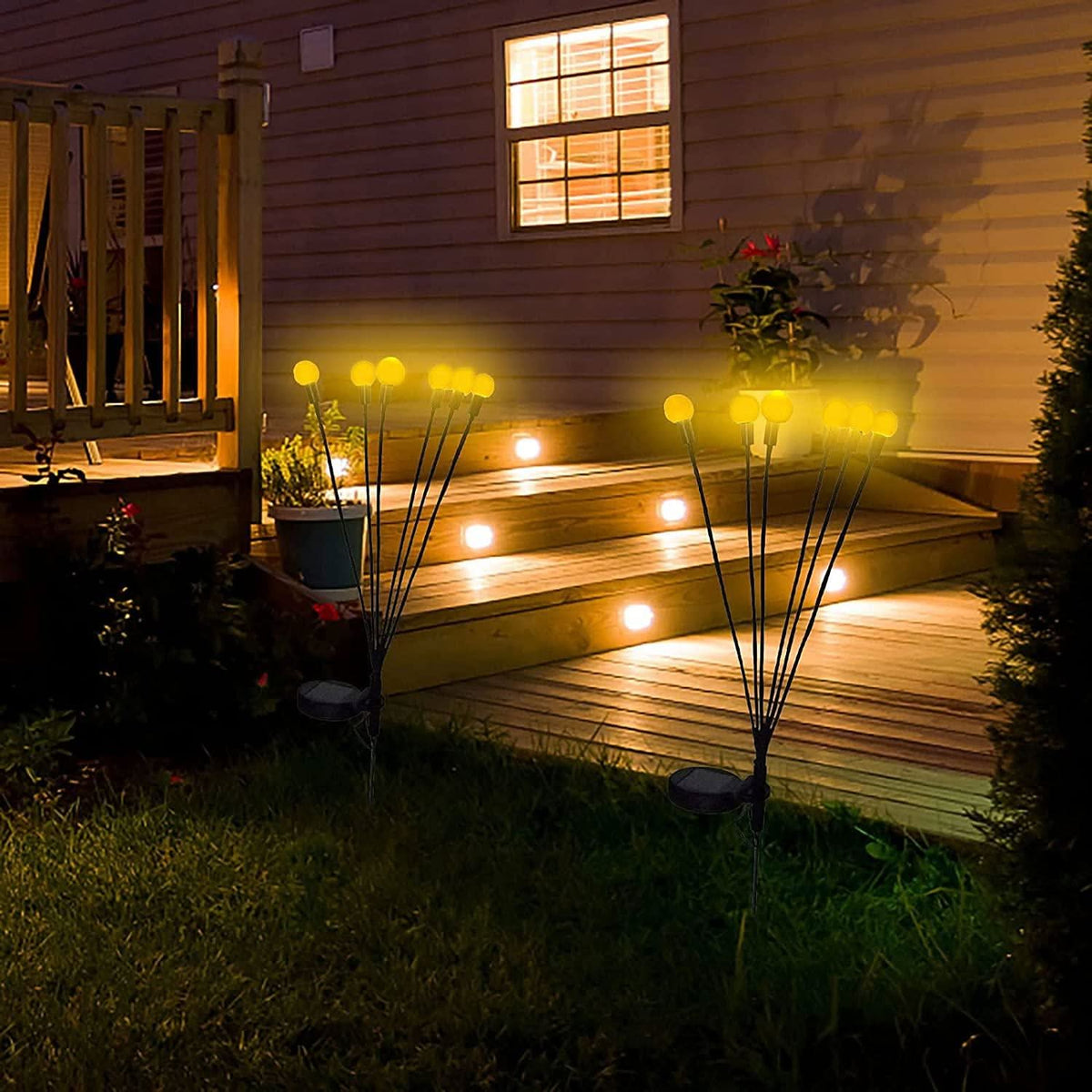 Lampy ogrodowe z świetlikami 