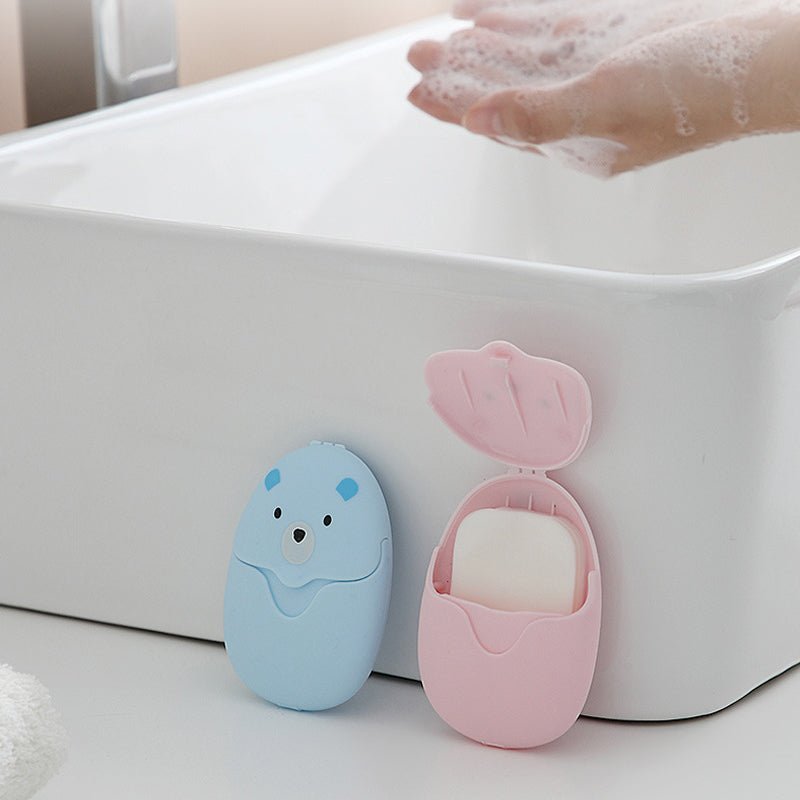 עלים של סבון – ידיים נקיות בכל מקום, ללא נוזל 