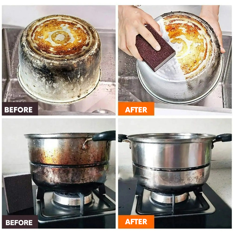 إسفنجة سحرية فعالة للغاية ضد البقع العنيدة (x10) 