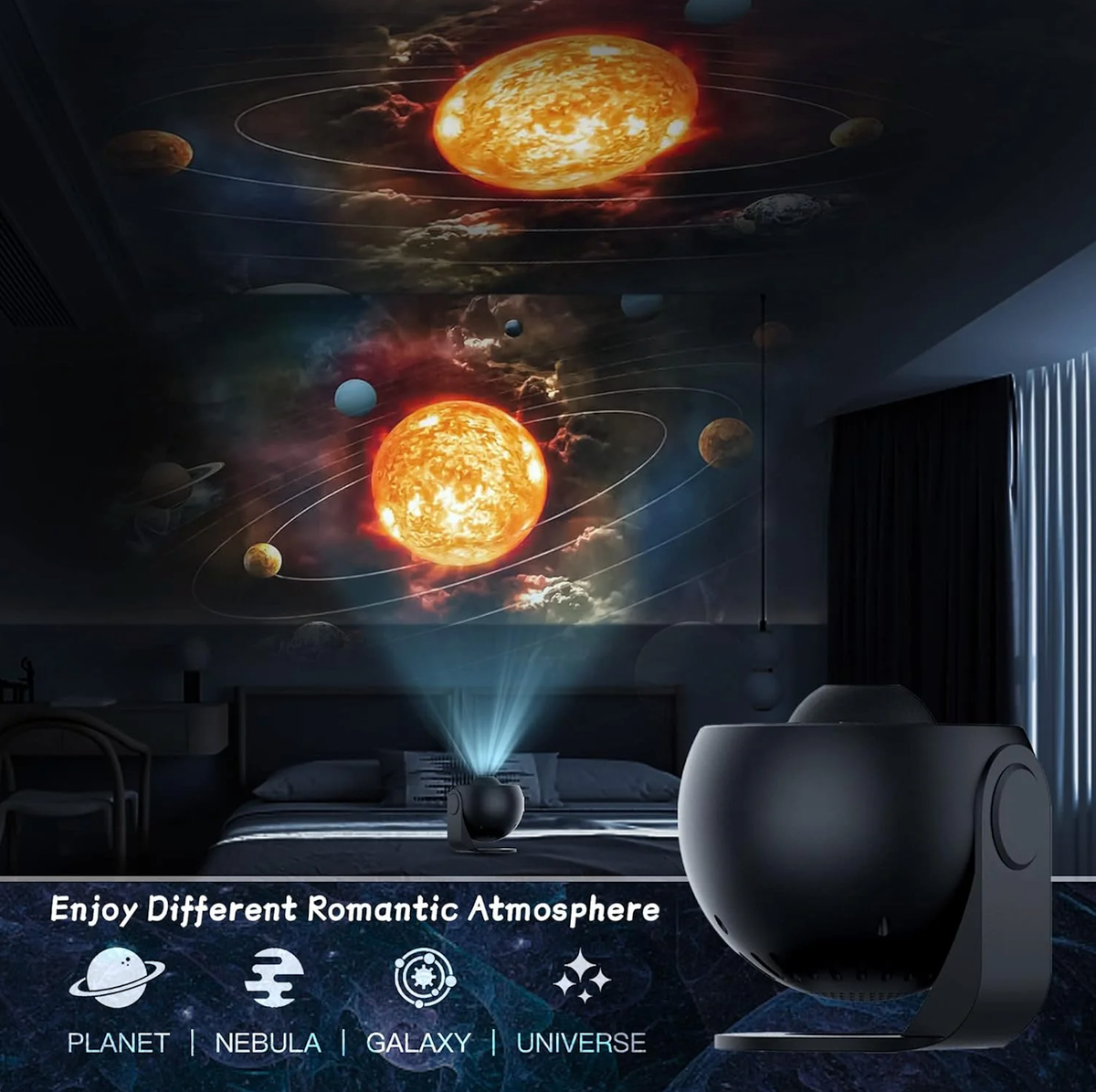 Minopia Projecteur de Ciel Étoilé pour une Ambiance Féérique