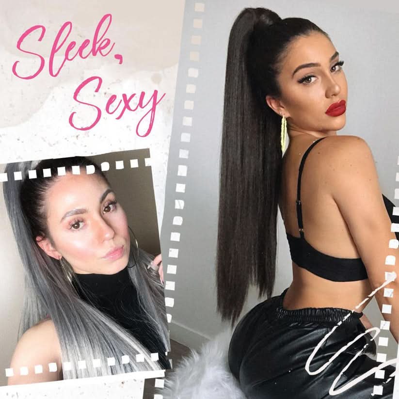 Extension coda di cavallo glamour per un look chic 