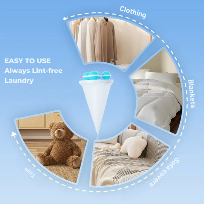 Anti-haar, haar en residu filter voor wasmachine 