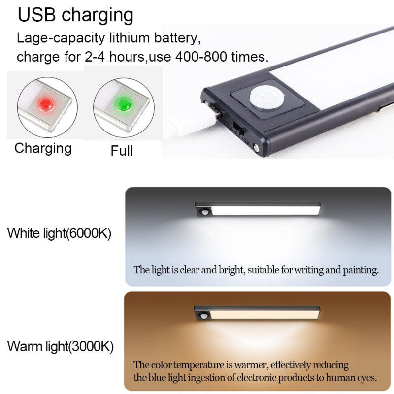 Éclairage intelligent sans fil à détection de mouvement