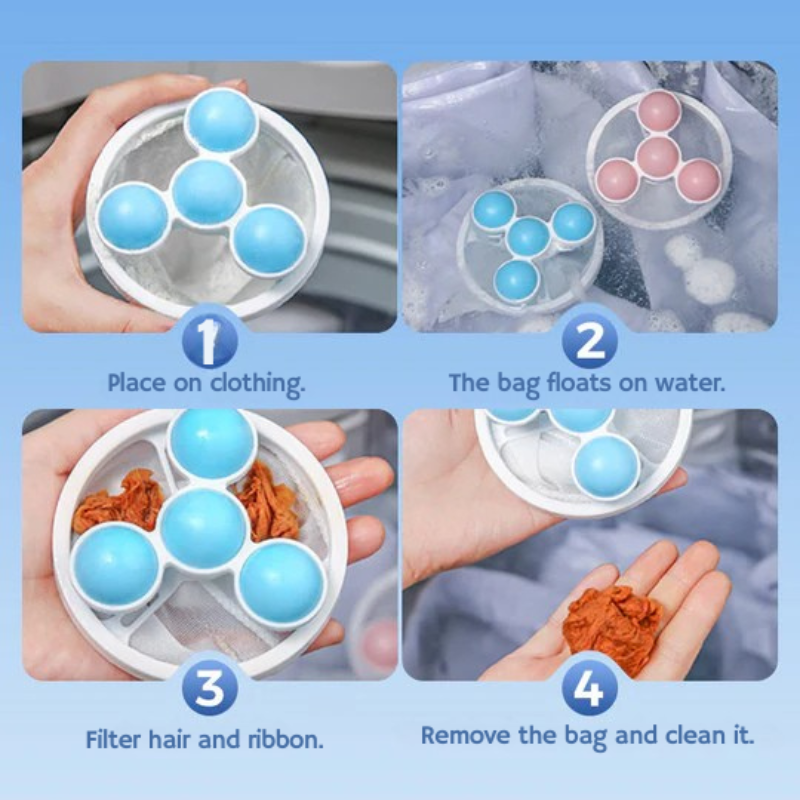 Anti-haar, haar en residu filter voor wasmachine 