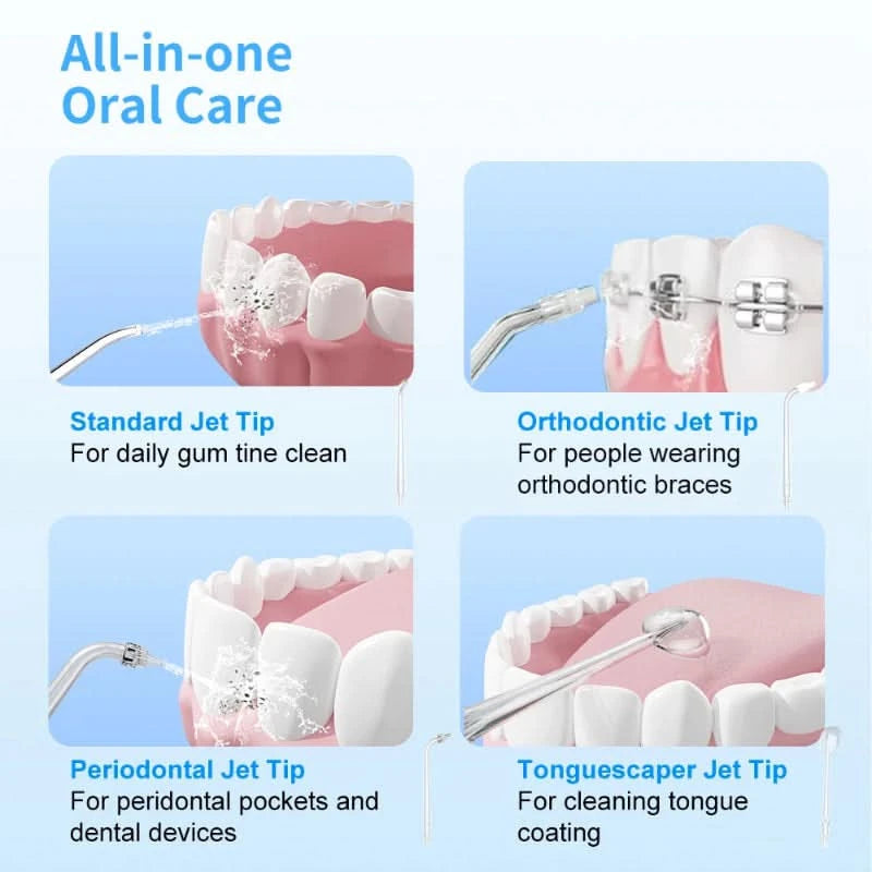 Hydropulse ricaricabile per cure dentali 