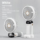 Powerful mini fan with smart LED display 
