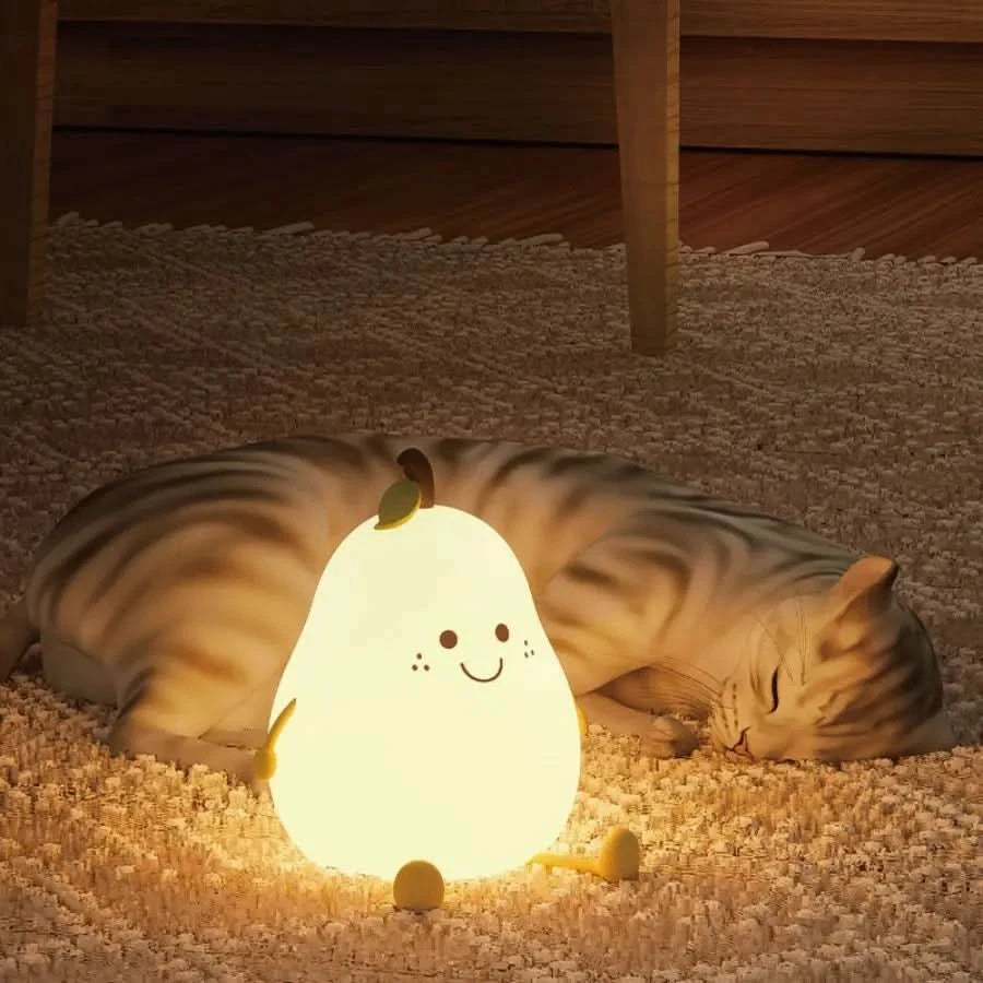 Ładowana lampka nocna z silikonu dla dzieci 