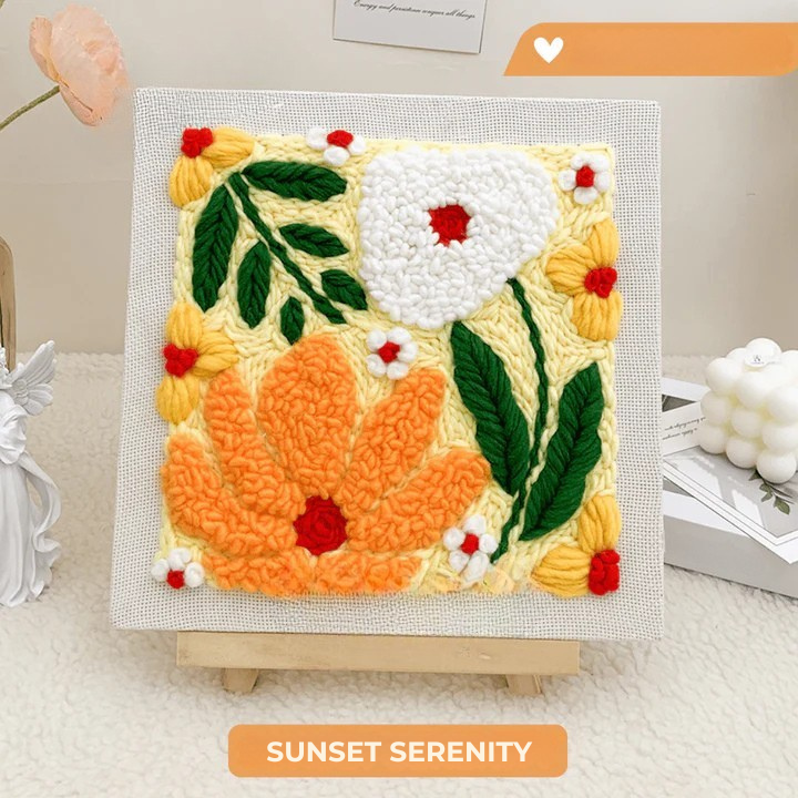 Punch needle -kirjontasarja 