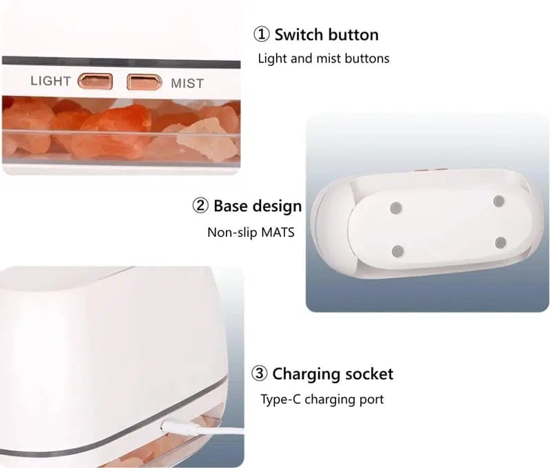 Relaksująca atmosfera z efektem ognia i kojącej mgły 