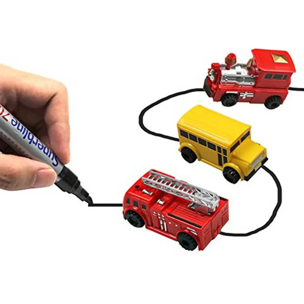 L'auto magica che segue i tuoi disegni come per magia 