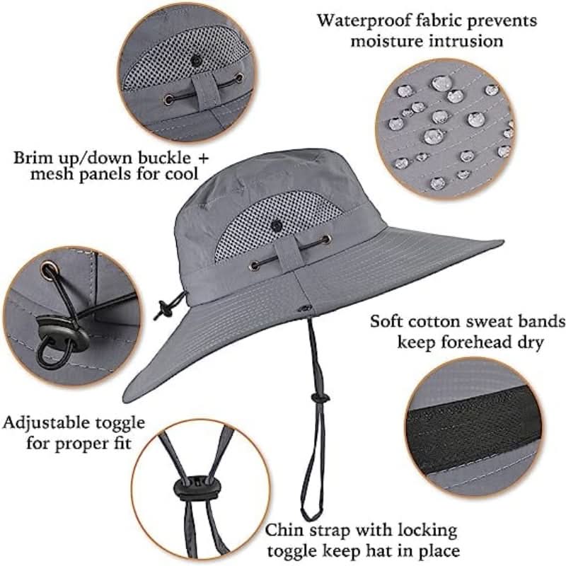 Cappello con ventilatore solare integrato 