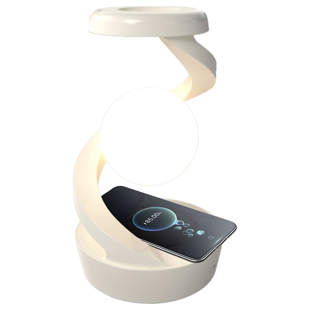 Design-LED-Lampe mit integriertem kabellosem Ladegerät 