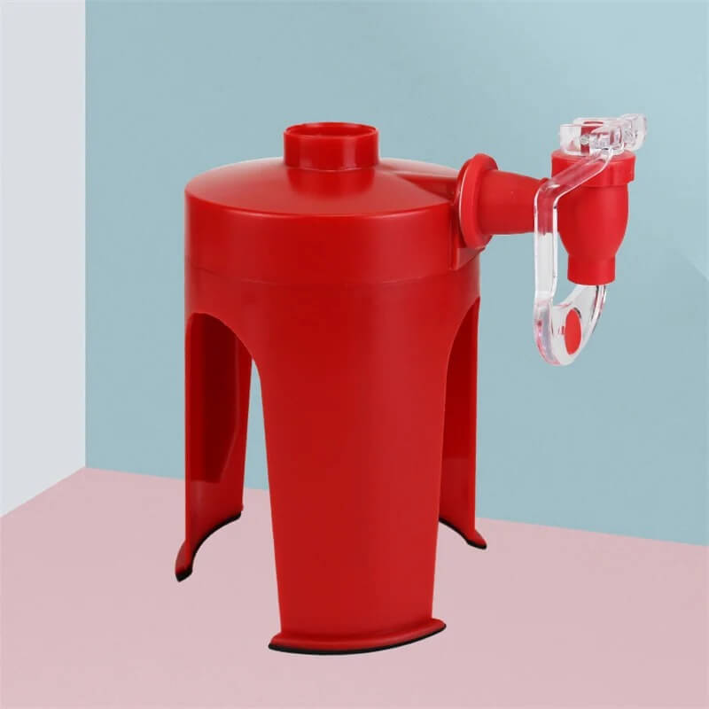 Practical drink dispenser for bottles 