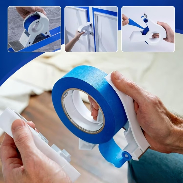 Aplicator de bandă de mascare pentru finisaje curate, fără efort