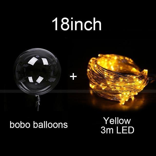 Ballons LED réutilisables pour illuminer vos fêtes (X10)